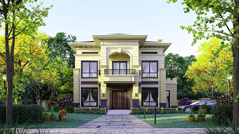 巴中中式合院住宅，开放庭院与邻里乡亲更亲近